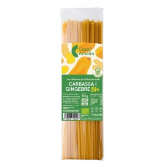 Tallarines Calabaza Jengibre Bio 250g Casa Amella Tallarines Calabaza Jengibre Bio 250g Casa Amella