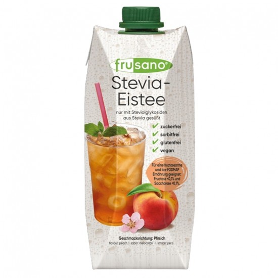 Te Frio con Stevia Sabor Melocoton SinGluten 0.5l Frusano Te Frio con Stevia Sabor Melocoton SinGluten 0.5l Frusano