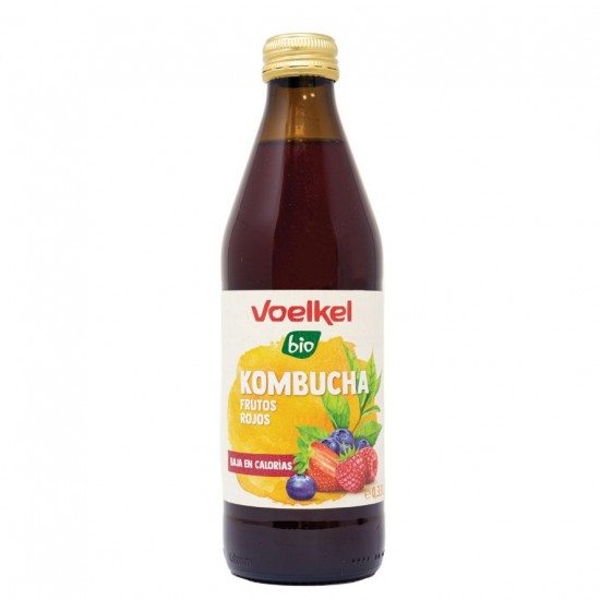 Te Kombucha Frutos Rojos Eco 330ml Voelkel