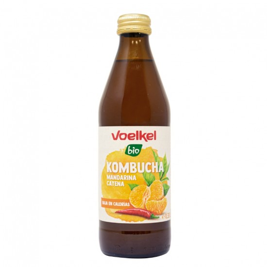 Te Kombucha Mandarina Cayena 330ml Voelkel