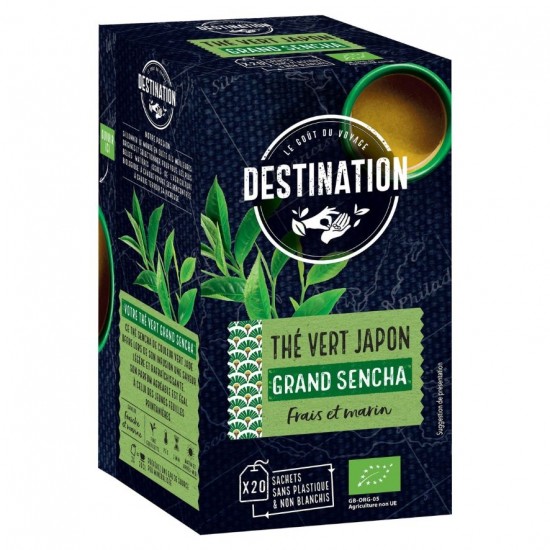 Te Verde Sencha Premium Japon Bio 20 sobres Destination Te Verde Sencha Premium Japon Bio 20 sobres Destination