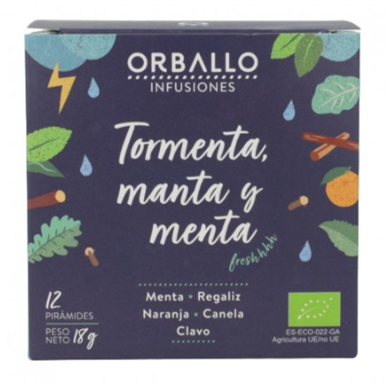 Tormenta Manta y Menta Eco 12 Piramides Orballo Tormenta Manta y Menta Eco 12 Piramides Orballo