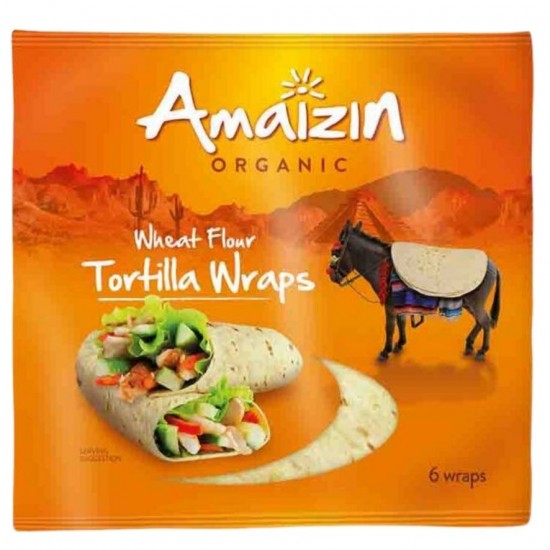 Tortilla Wrap de Trigo Organico 240g Amaizin