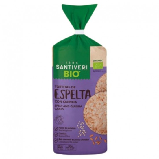 Tortitas Espelta con Quinoa Bio 100g Santiveri Tortitas Espelta con Quinoa Bio 100g Santiveri