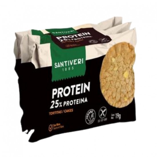 Tortitas Protein 25% Pack 3udsx19g Santiveri Tortitas Protein 25% Pack 3udsx19g Santiveri