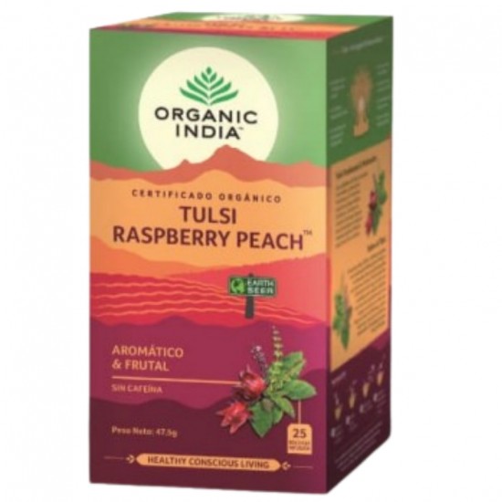 Tulsi Rasperry Peach Eco 25inf Organic India