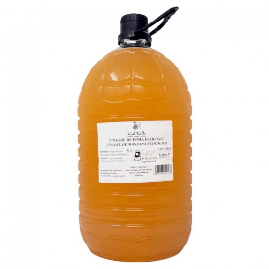 Vinagre Manzana Sin Filtrar Eco 5L Cal Valls