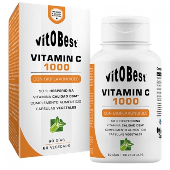 Vitamina C-1000 Bioflavonoides 60caps Vitobest Vitamina C-1000 Bioflavonoides 60caps Vitobest
