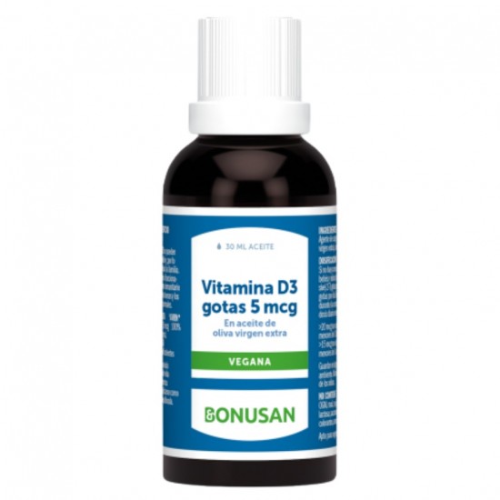 Vitamina D3 Gotas 5 Mcg 30ml Bonusan Vitamina D3 Gotas 5 Mcg 30ml Bonusan