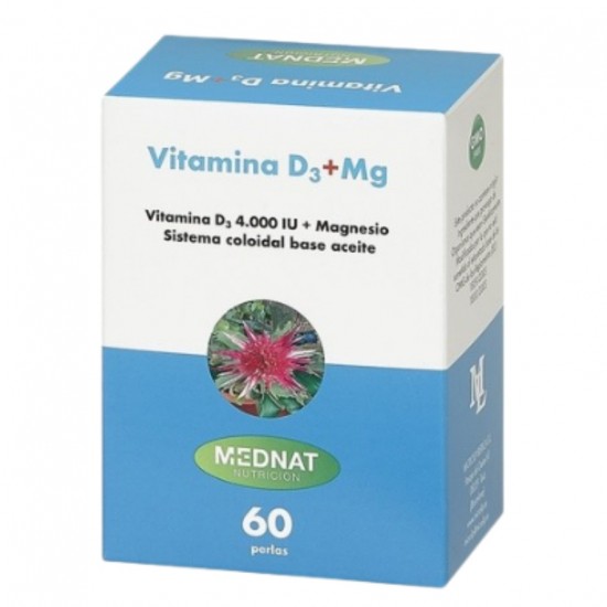 Vitamina D3 MG 60 Perlas Mednat Nutricion