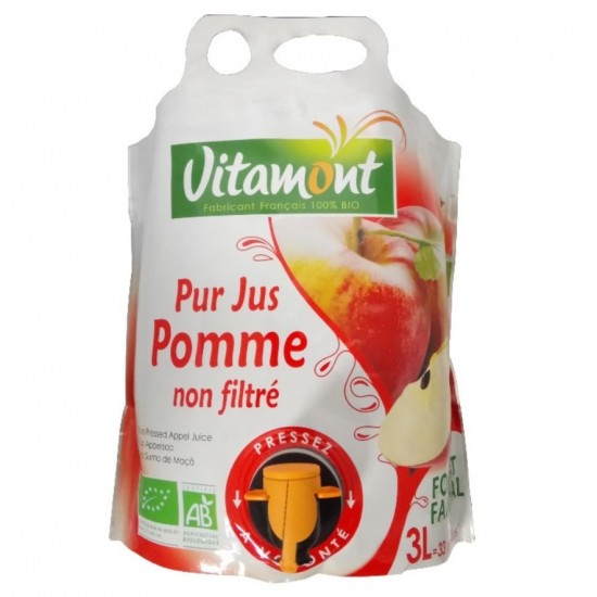Zumo Manzana Sin Filtrar Doypack Eco 3L Vitamont