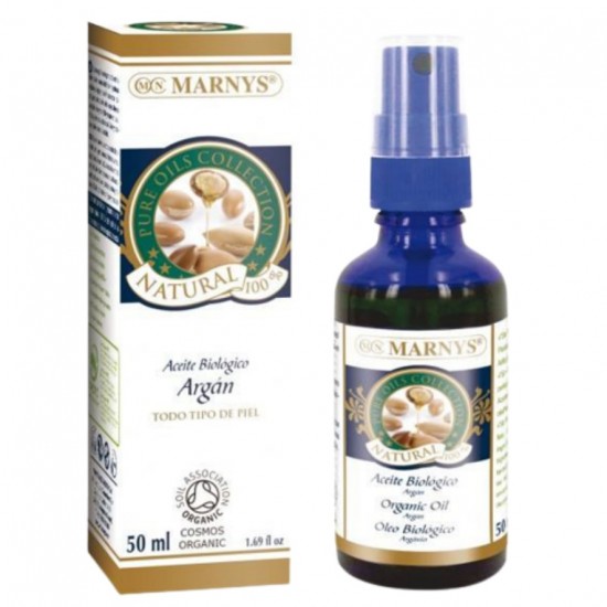 Aceite Argan Puro Spray Vegan Bio 50ml Marnys