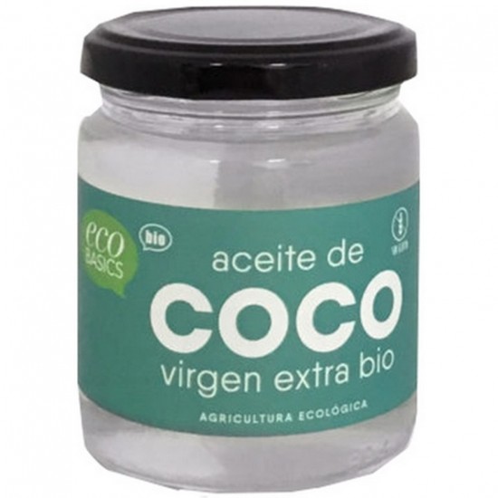 Aceite de Coco Virgen Sin Gluten Bio 500ml Eco Basics