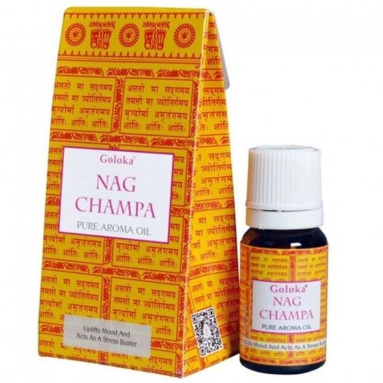 Aceite Esencia Nag Champa 10ml Goloka