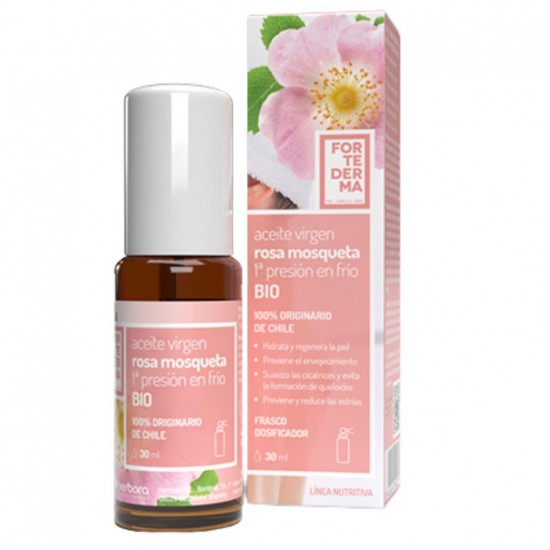 Aceite Virgen Rosa Mosqueta Bio 30ml Fortederma Herbora Aceite Virgen Rosa Mosqueta Bio 30ml Fortederma Herbora