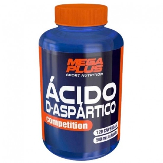 Acido D-Aspartico Competition 500Mg Sin Gluten 120caps Megaplus