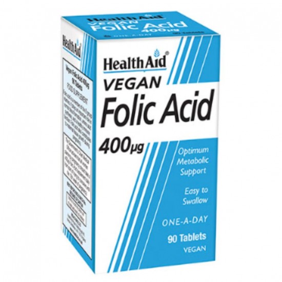 Acido Folico 400Mg 90comp Health Aid