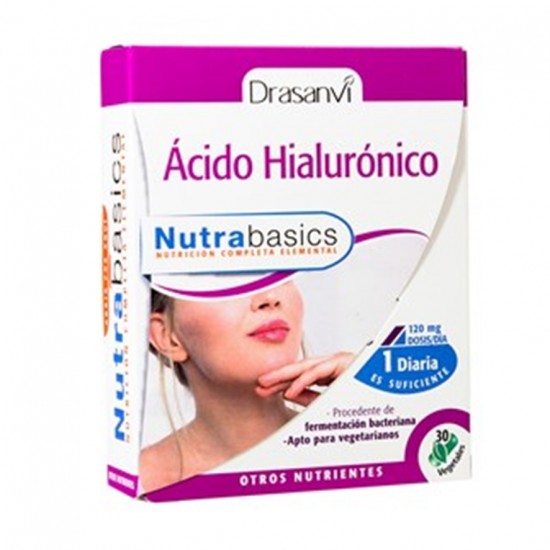Acido Hialuronico 120Mg Sin Gluten Vegan 30caps Drasanvi