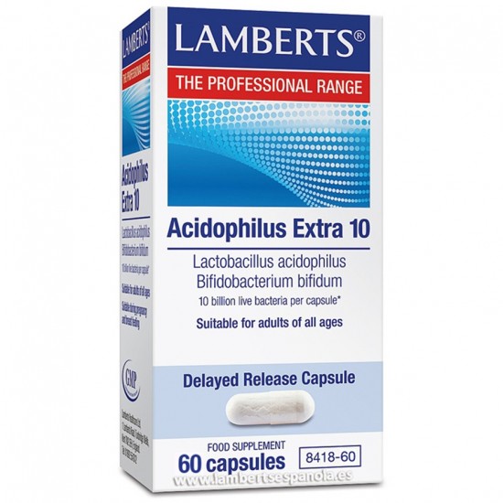 Acidophilus Extra-10 60caps Lamberts