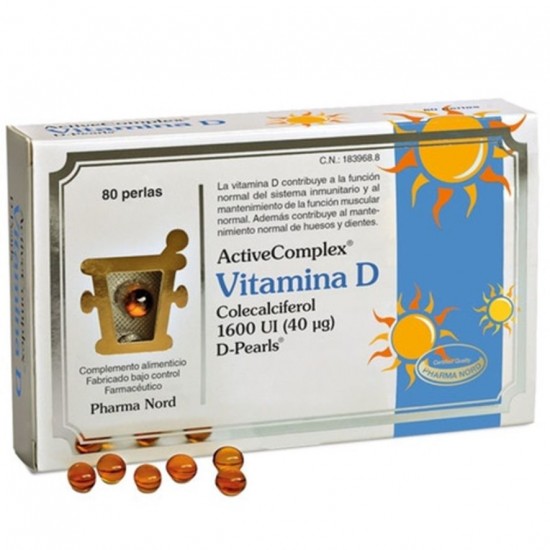 Vitamina-D Complex 1600Ui 80 Perlas Pharma Nord