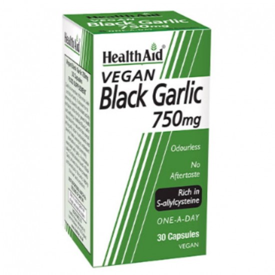 Ajo Negro 750Mg Sin Gluten Vegan 30caps Health Aid Ajo Negro 750Mg Sin Gluten Vegan 30caps Health Aid