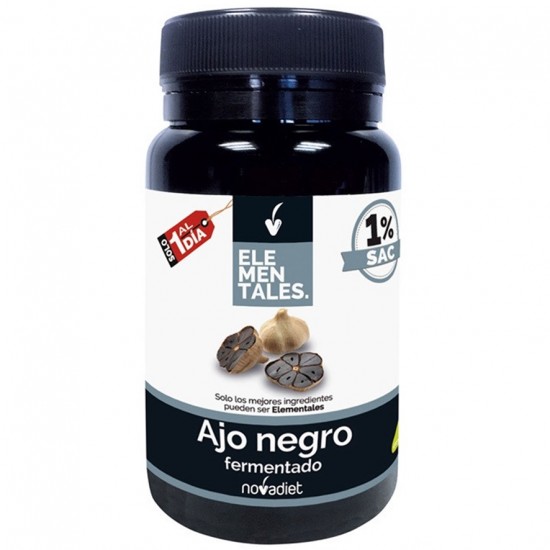 Ajo Negro Fermentado Sin Gluten Vegan 30caps Nova Diet