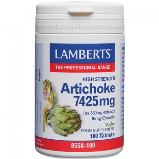 Alcachofa Artichoke 8250mg 180comp Lamberts Alcachofa Artichoke 8250mg 180comp Lamberts
