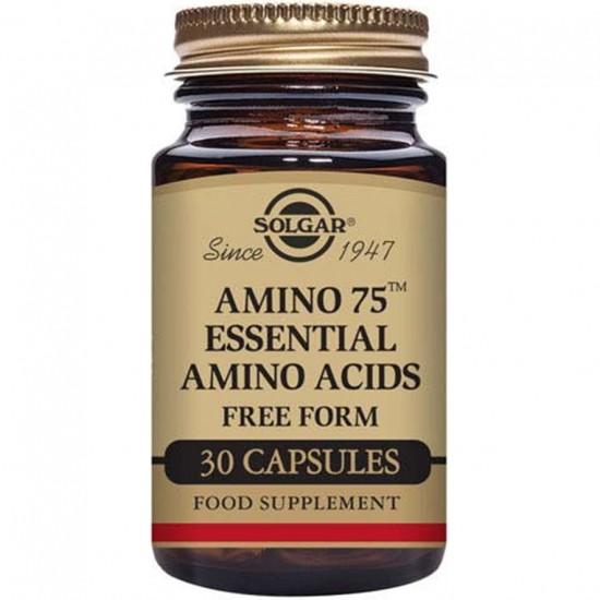 Amino75 Sin Gluten Vegan 30caps Solgar Amino75 Sin Gluten Vegan 30caps Solgar