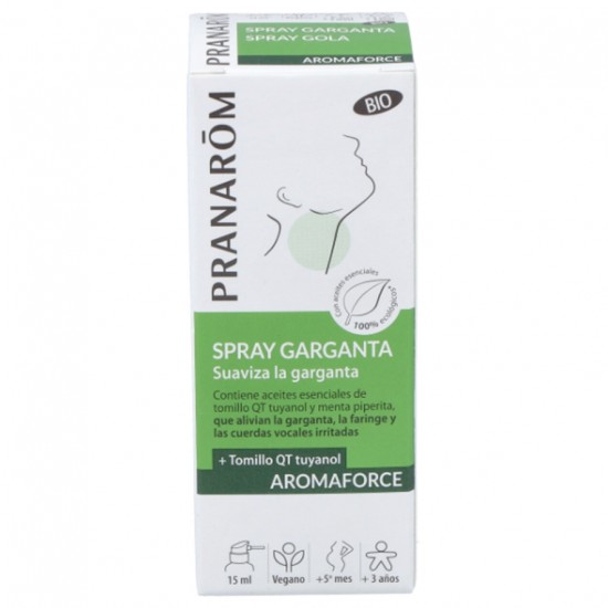 Aromaforce Spray Garganta Bio 15ml Pranarom FCIA