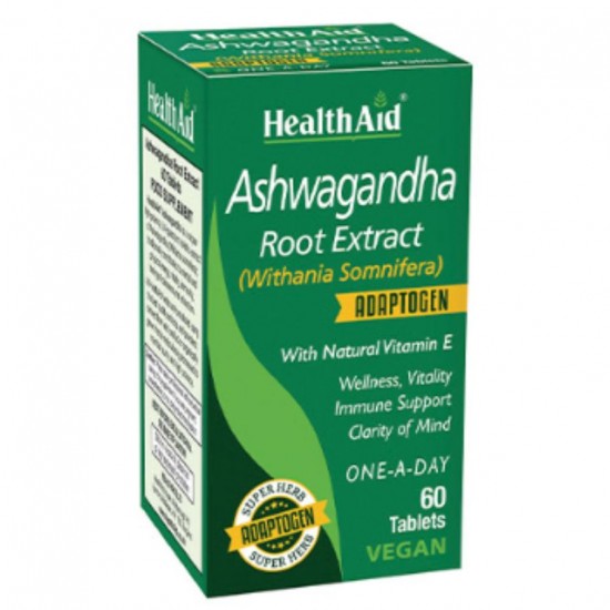 Ashwagandha Sin Gluten Vegan 60caps Health Aid