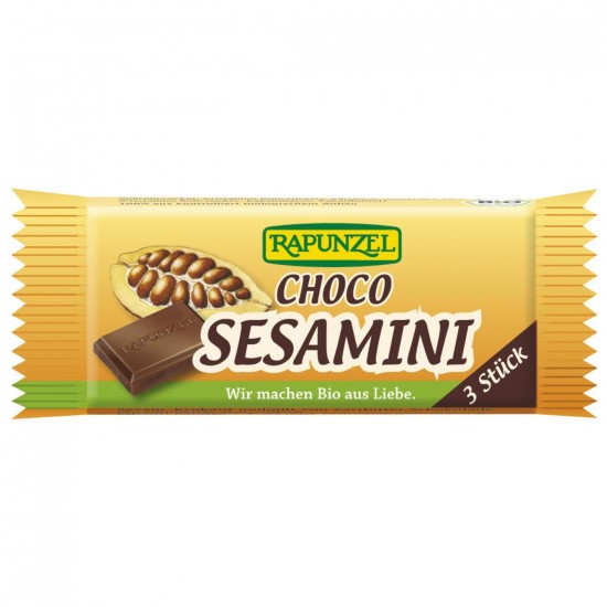 Barrita Sesamini Chocolate Bio Vegan 8uds Rapunzel