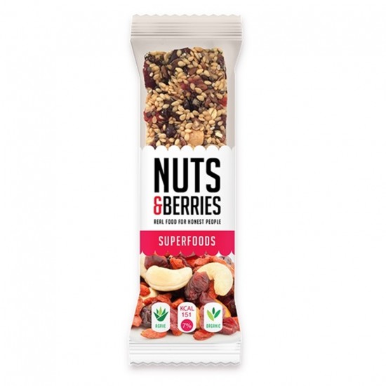 Barrita Superfoods Bio 15uds Nuts & Berries