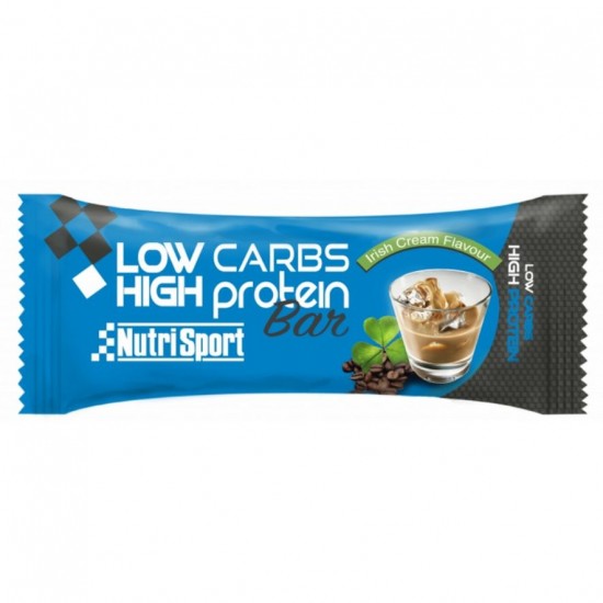 Barritas Low Carbs High Protein Irish Cream 16uds Nutri-Sport
