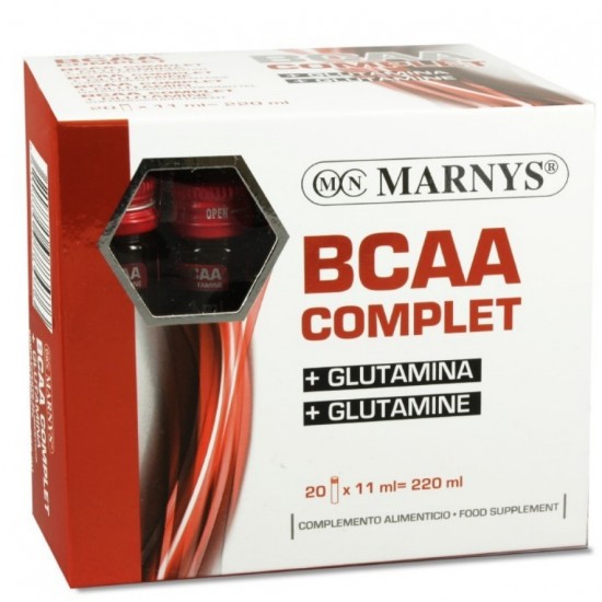 BCAA Complet Glutamina 20 Viales Marnys