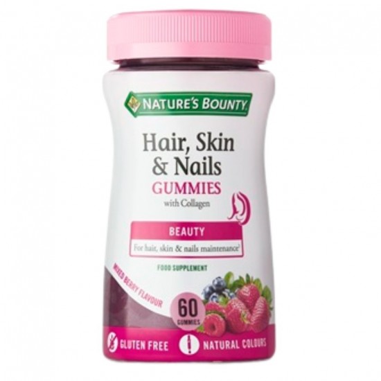 Beautiful Skin Gummies Sin Gluten Veg Nature´S Bounty