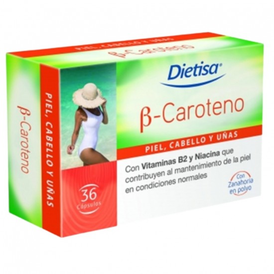 Betacaroteno B-Caroteno 36caps Dietisa