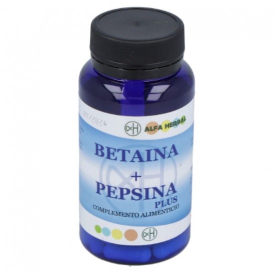 Betaina 500+Pepsina Alfa Herbal | 60 Capsulas