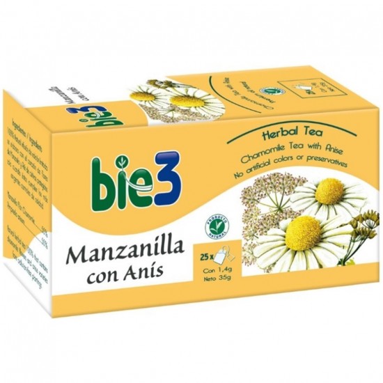 Bie3 Infusiones Manzanilla y Anis 25inf Bio 3