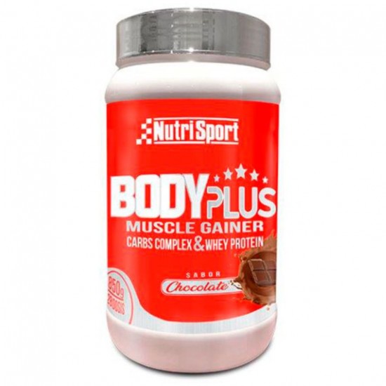 Bodyplus Muscle Gainer Sabor Chocolate Proteinas Sin Gluten 850g Nutri-Sport
