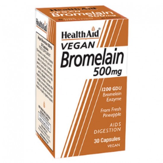 Bromelina 500Mg 30caps Health Aid