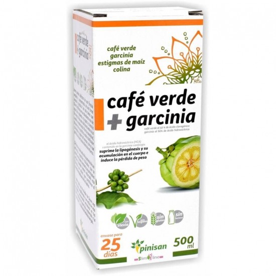 Cafe Verde con Garcinia Sin Gluten Vegan 500ml Pinisan