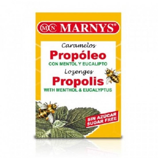 Caramelos Propoleo Mentol y Eucalipto SinAzucar 20uds Marnys Caramelos Propoleo Mentol y Eucalipto SinAzucar 20uds Marnys