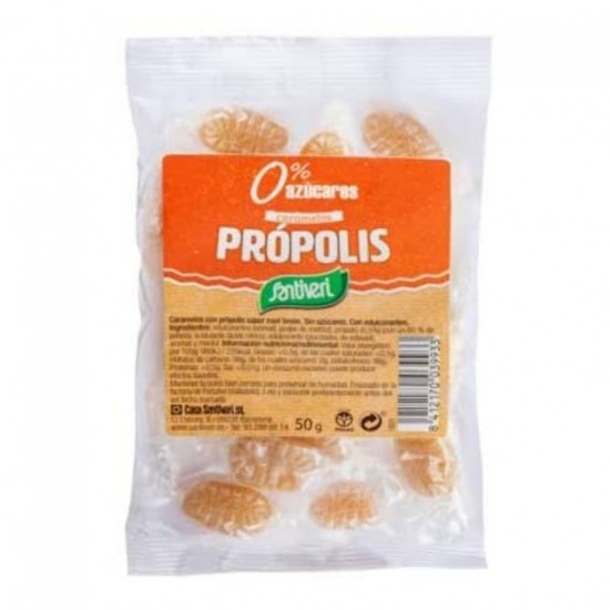 Caramelos Propolis 0% Azucar SinAzucar 50g Santiveri