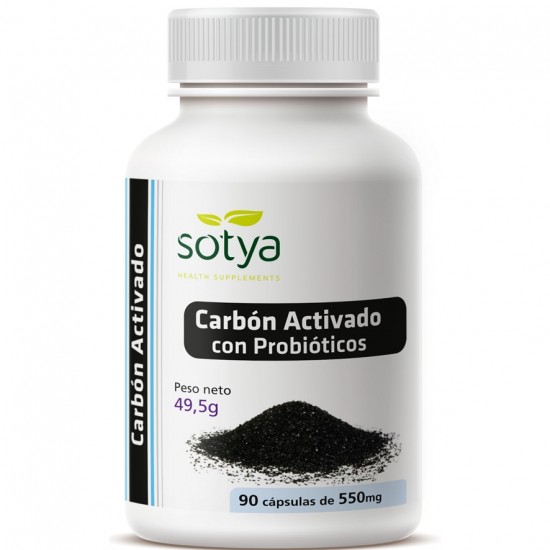 Carbon Activado con Probiotico 90caps Sotya