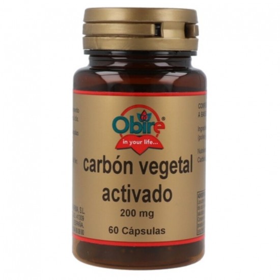 Carbon Vegetal 300Mg 60caps Obire