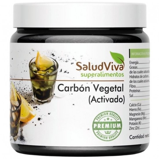 Carbon Vegetal Activado 50g Salud Viva