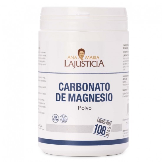 Carbonato de Magnesio en Polvo Sin Gluten Vegan 130g Ana Maria Lajusticia