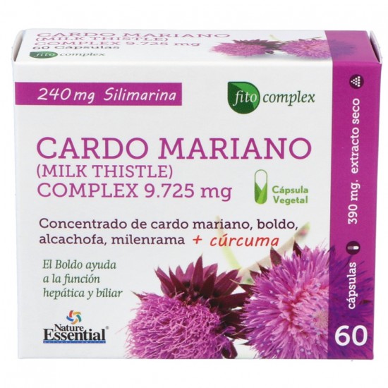 Cardo Mariano Complex 400Mg 60caps Nature Essential