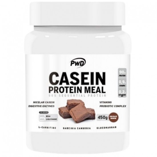 Casein Protein Meal Chocolate Brownie 450g PWD