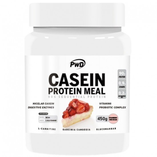 Casein Protein Meal Tarta Queso y Fresa 450g PWD